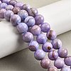 Natural Dyed Marble Beads Strands G-D315-A01-02-8mm-1