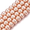 Electroplate Non-magnetic Synthetic Hematite Bead Strands X-G-Q466-8mm-03-1