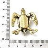 Brass Tortoise Figurine Statue for Living Room Table Home Decoration DJEW-Q008-02A-AB-3