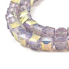 Baking Painted Glass Beads Strands DGLA-D001-05I-3