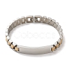 304 Stainless Steel Bracelets BJEW-I129-I-2