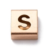 Ion Plating(IP) 304 Stainless Steel Square Slide Charms STAS-L132-10S-RG-1