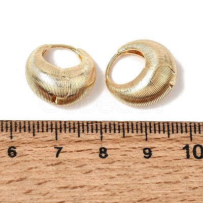 Brass Hoop Earrings for Women KK-CBACA55-04G-1