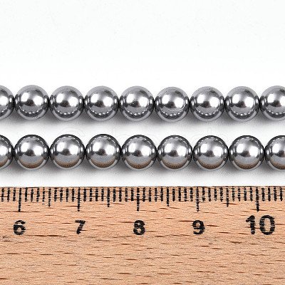 Baking Paint Pearlized Glass Pearl Bead Strands HY-N002-6mm-A01-1