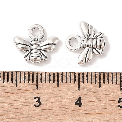 Tibetan Style Alloy Charms TIBEP-A123292-AS-FF-1
