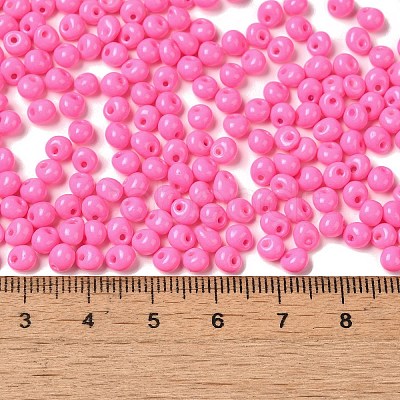 6/0 Opaque Baking Paint Glass Seed Beads X1-SEED-M012-02A-22-1