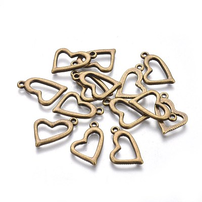 Tibetan Style Alloy Pendants TIBEP-LF9322YKG-AB-FF-1