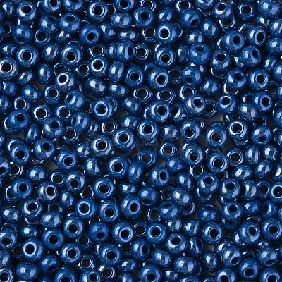 8/0 Czech Opaque Glass Seed Beads SEED-N004-003A-01-1
