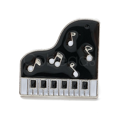 Piano Enamel Pin JEWB-M022-04-1