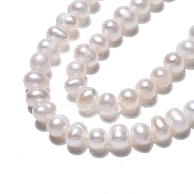 Natural Cultured Freshwater Pearl Beads Strands PEAR-N013-04C-1