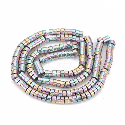 Electroplate Non-magnetic Synthetic Hematite Beads Strands X-G-T061-141D-1