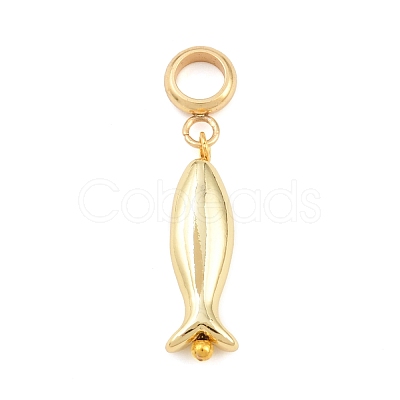 Brass European Dangle Charms PALLOY-JF04487-1