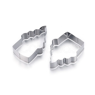 Tarnish Resistant 304 Stainless Steel Cookie Cutters DIY-E012-65-1