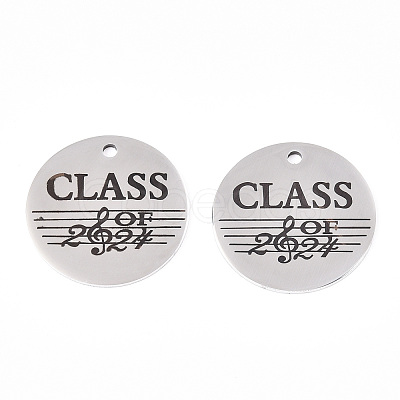 Non-Tarnish 201 Stainless Steel Pendants STAS-T064-38P-23-1