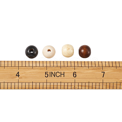 Craftdady Natural Wood Beads WOOD-CD0001-02-1