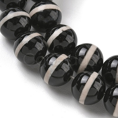 Tibetan Style dZi Beads Strands GG-CBA3DA1-02-1