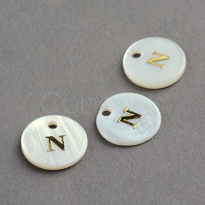 Freshwater Shell Pendants SSHEL-S249-N-1