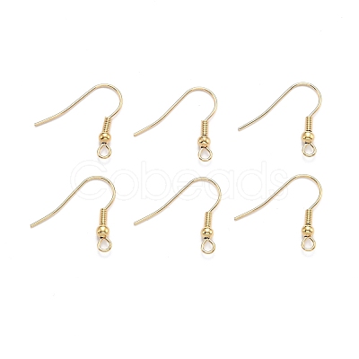 304 Stainless Steel Earring Hooks X-STAS-D448-036G-1