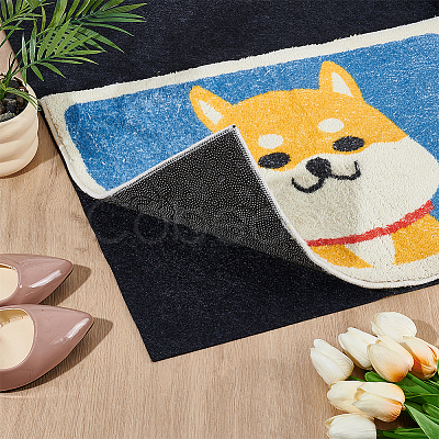 Felt & TPR Anti-slip Carpet Mat AJEW-WH0816-427C-1