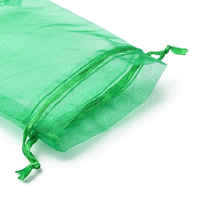 30Pcs 4 Styles Rectangle Organza Bags Jewellery Storage Pouches Wedding Favour Party Mesh Drawstring Gift OP-FS0001-01D-1