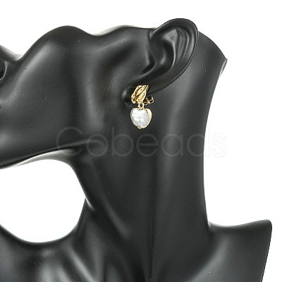 304 Stainless Steel Stud Dangle Earrings EJEW-JE07240-01-1