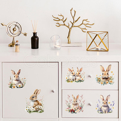 3 Sheets 3 Styles PVC Waterproof Decorative Stickers DIY-WH0404-619-1