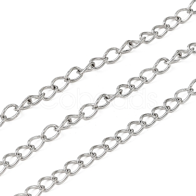 Tarnish Resistant 304 Stainless Steel Curb Chains CHS-R005-100m-01-1