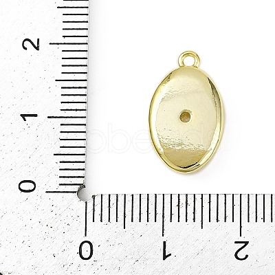 Brass Pave Clear Cubic Zirconia Pendants KK-L238-27G-1