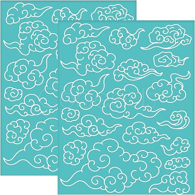 Self-Adhesive Silk Screen Printing Stencil DIY-WH0337-052-1