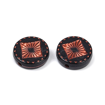 Opaque Acrylic Beads OACR-P029-02A-01-1