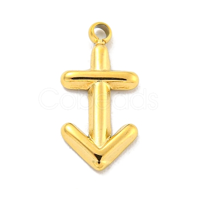 Real 18K Gold Plated PVD Vacuum Plating 304 Stainless Steel Pendants STAS-L278-002G-09-1