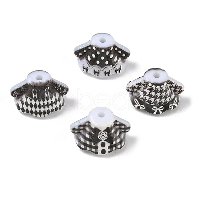 Printed Opaque Acylic Beads AC-CBAE004-07-1