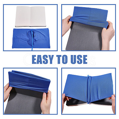 Elastic Cloth Book Cover AJEW-WH0696-009I-1