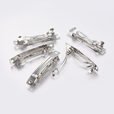 Iron Hair Barrette Findings IFIN-S289-78mm-1