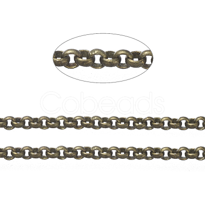 Brass Rolo Chains X-CHC-S008-002H-AB-1