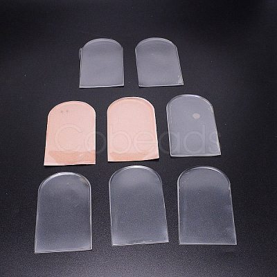 Silicone Heightening Adhesive Insoles Set AJEW-WH0230-33A-1