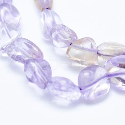 Natural Ametrine Beads Strands G-K203-09-1