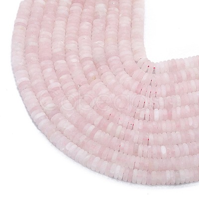 Frosted Natural Rose Quartz Beads Strands G-K389-C06-01-1