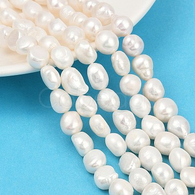 Natural Cultured Freshwater Pearl Beads Strands PEAR-P064-20L-02A-1