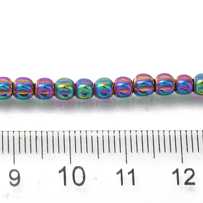 Electroplated Synthetic Non-magnetic Hematite Beads Strands G-C154-A01-01J-1