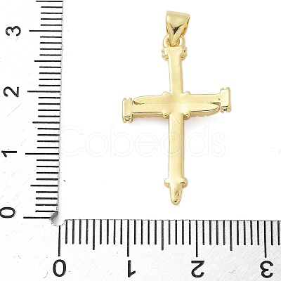Brass Micro Pave Cubic Zirconia Pendants KK-P293-21B-G-1