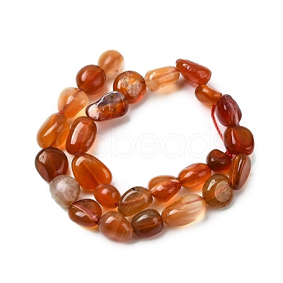 Natural Red Agate Beads Strands G-B161-A01-1