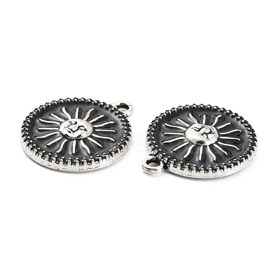 Alloy Enamel Pendants FIND-C032-08A-02P-1
