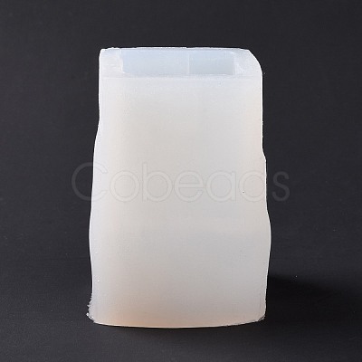 Christmas Theme DIY House Candle Silicone Molds DIY-G049-02-1