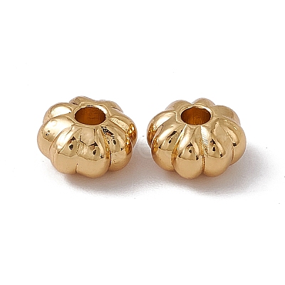 Rack Plating Brass Beads KK-C007-45G-1