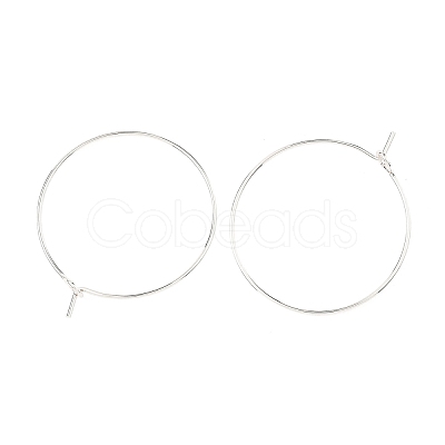 SHEGRACE Brass Hoop Earring Findings XGRPCH918-218P-1