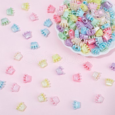 300Pcs Imitation Pearl Acrylic European Beads OACR-SP0002-05-1