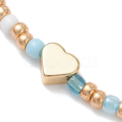 3Pcs Glass Seed Beads Stretch Bracelets for Women BJEW-MZ00290-1
