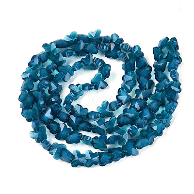 Opaque Glass Beads Strands GLAA-N073-01H-1