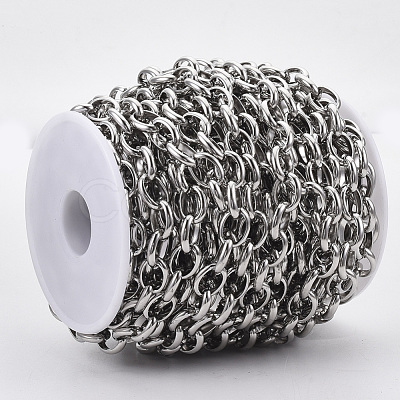 Tarnish Resistant 304 Stainless Steel Rolo Chains STAS-R100-34-1